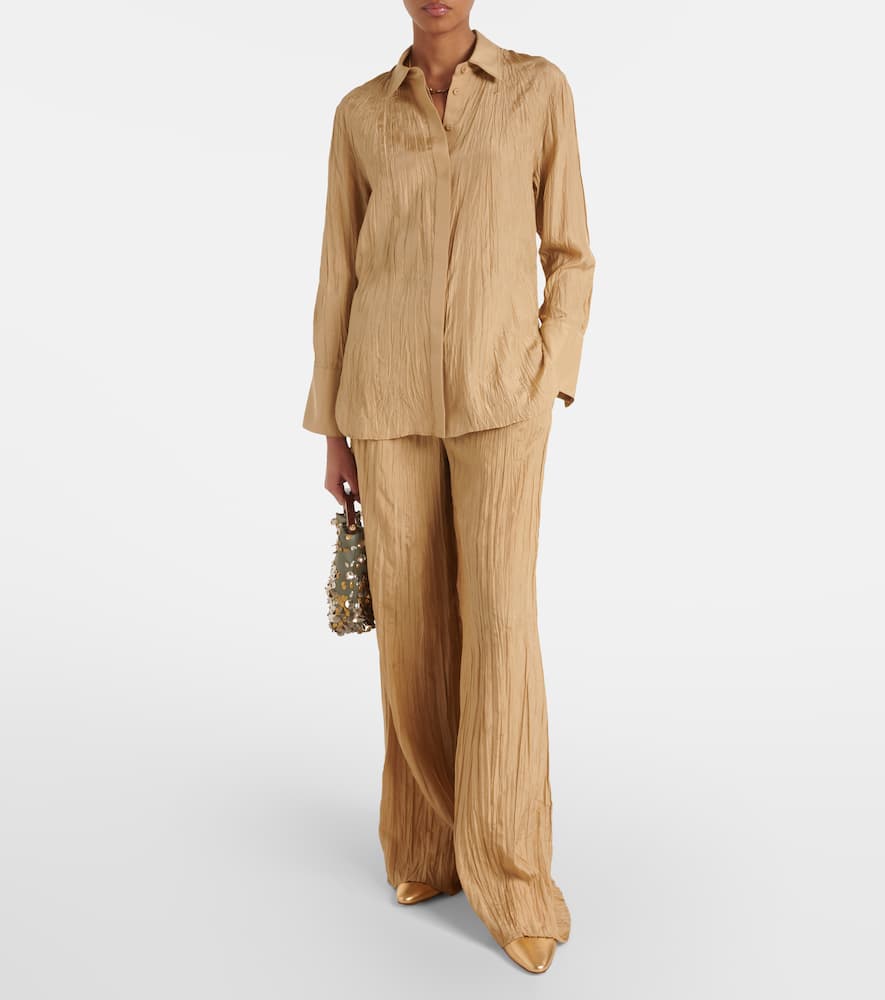 Thoresby silk palazzo pants