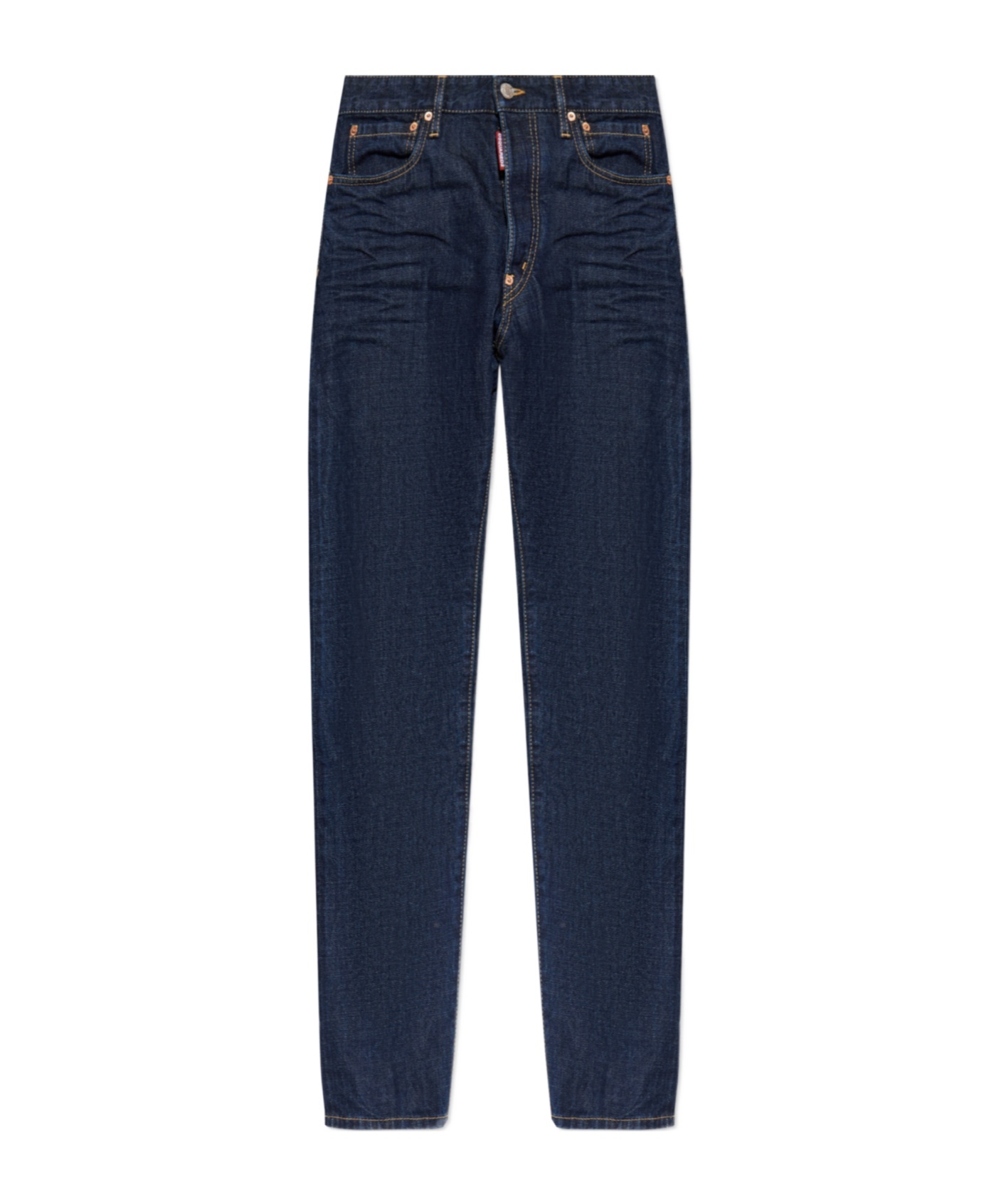 Logo Patch Slim-Fit Jeans