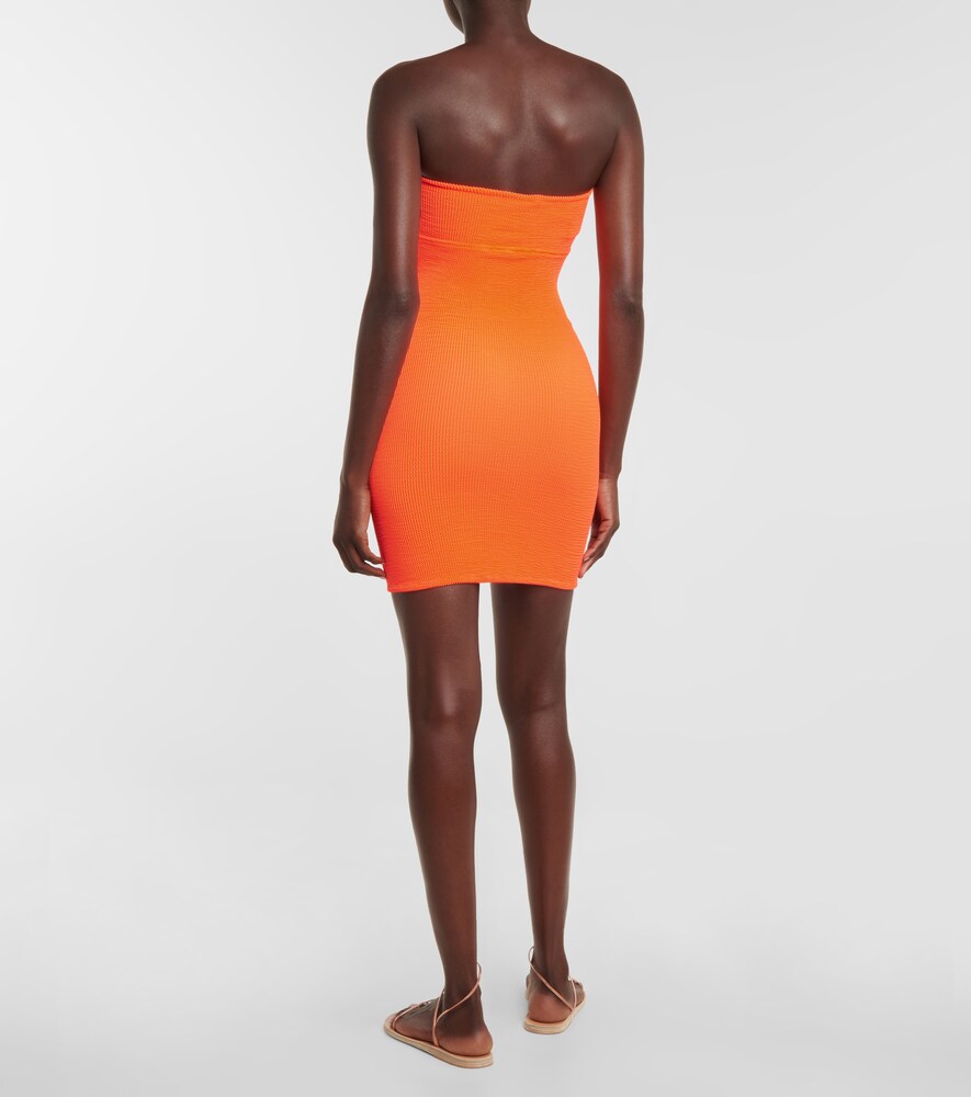 Exclusive to Mytheresa - La Sciura textured bandeau minidress