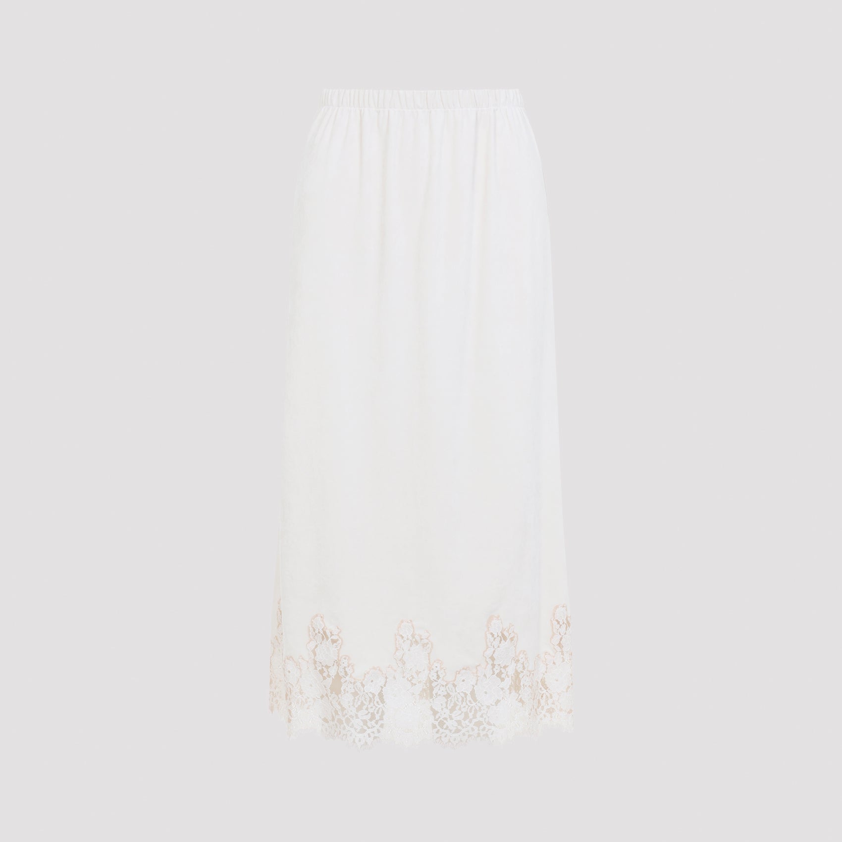 Velvet Plated Midi Skirt