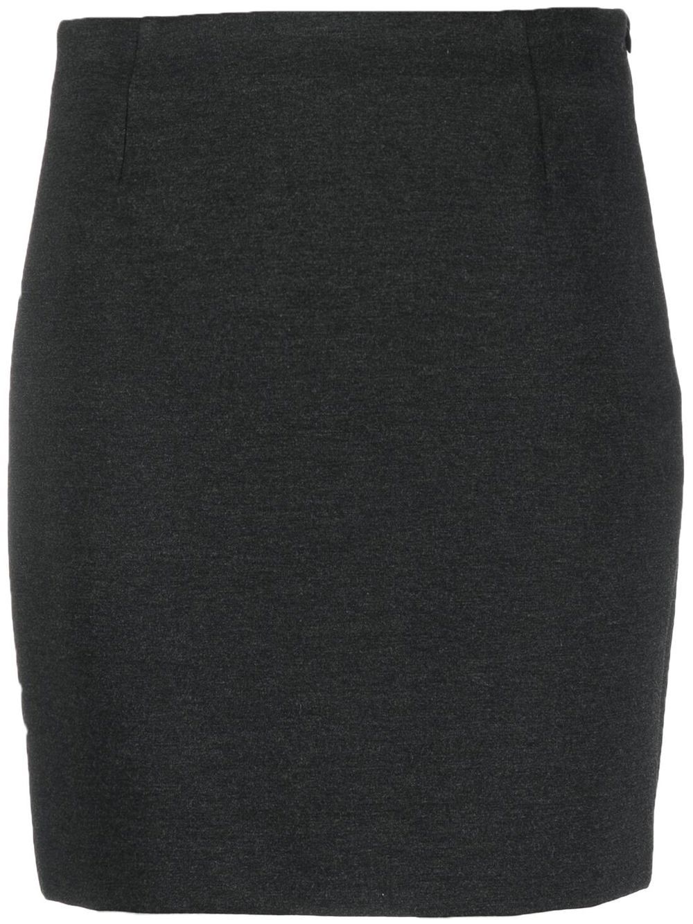 Fitted mini skirt - Grey