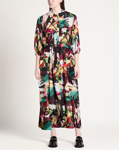 Woman Maxi dress Black Size XS Polyester