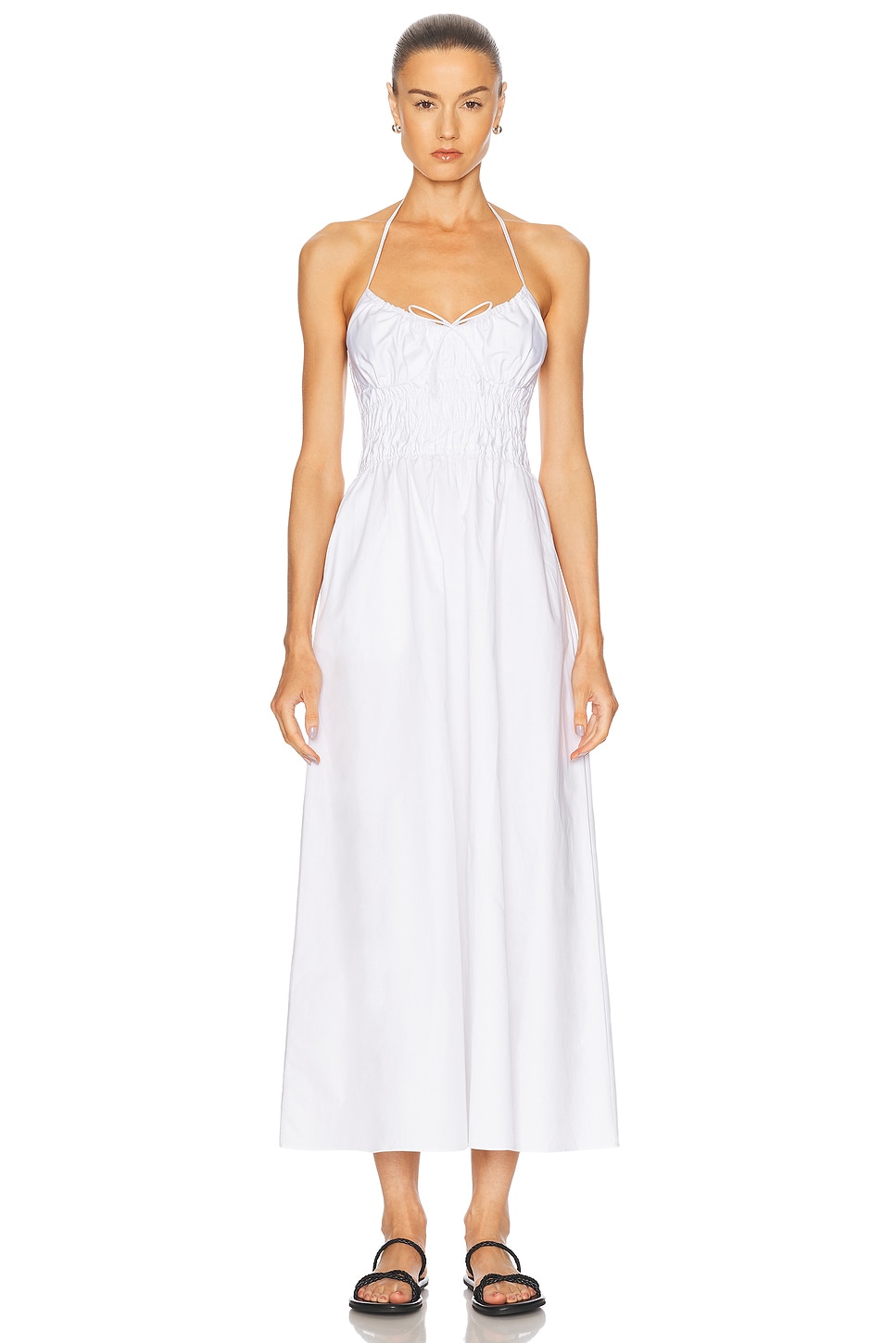Solid & Striped The Lolita Dress in Optic White - White. XS also in