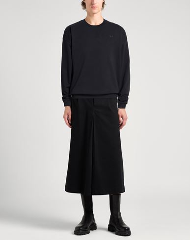 Man Sweatshirt Black Size L Cotton, Polyester