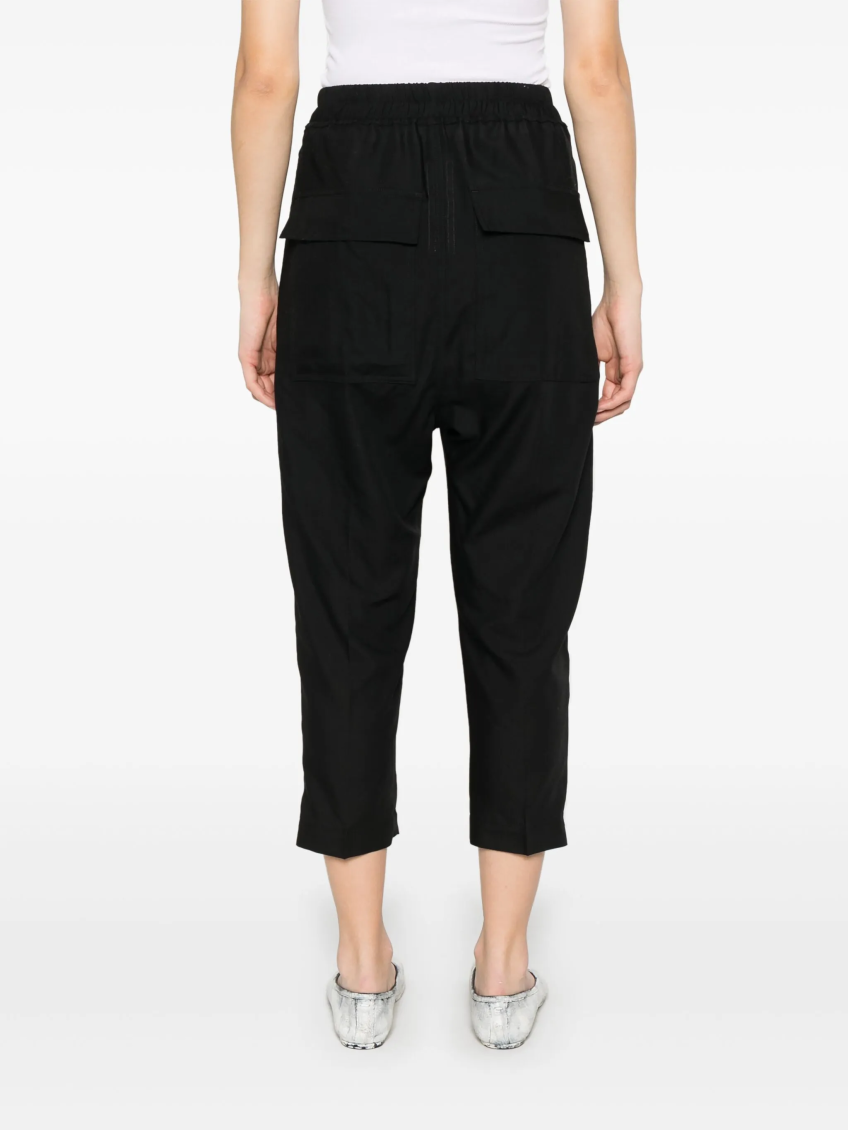 Black Drawstring Trousers