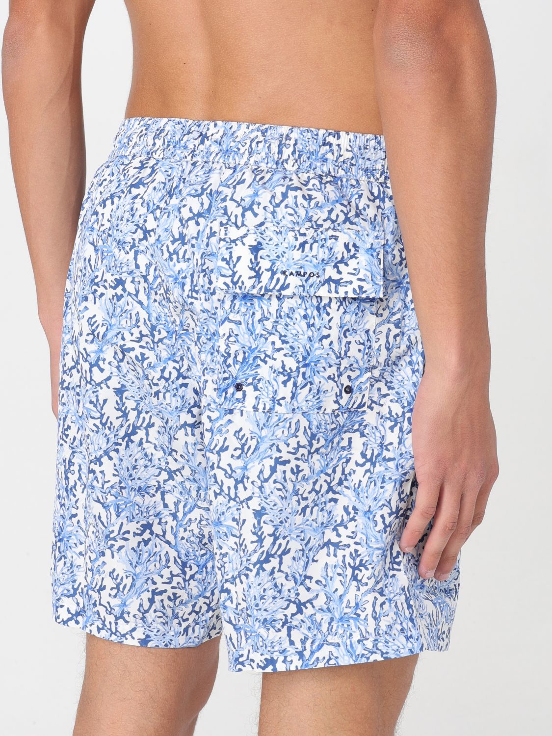 Swimsuit Men color Blue
