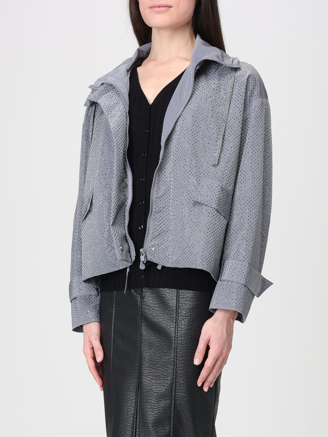 Coat Woman color Grey