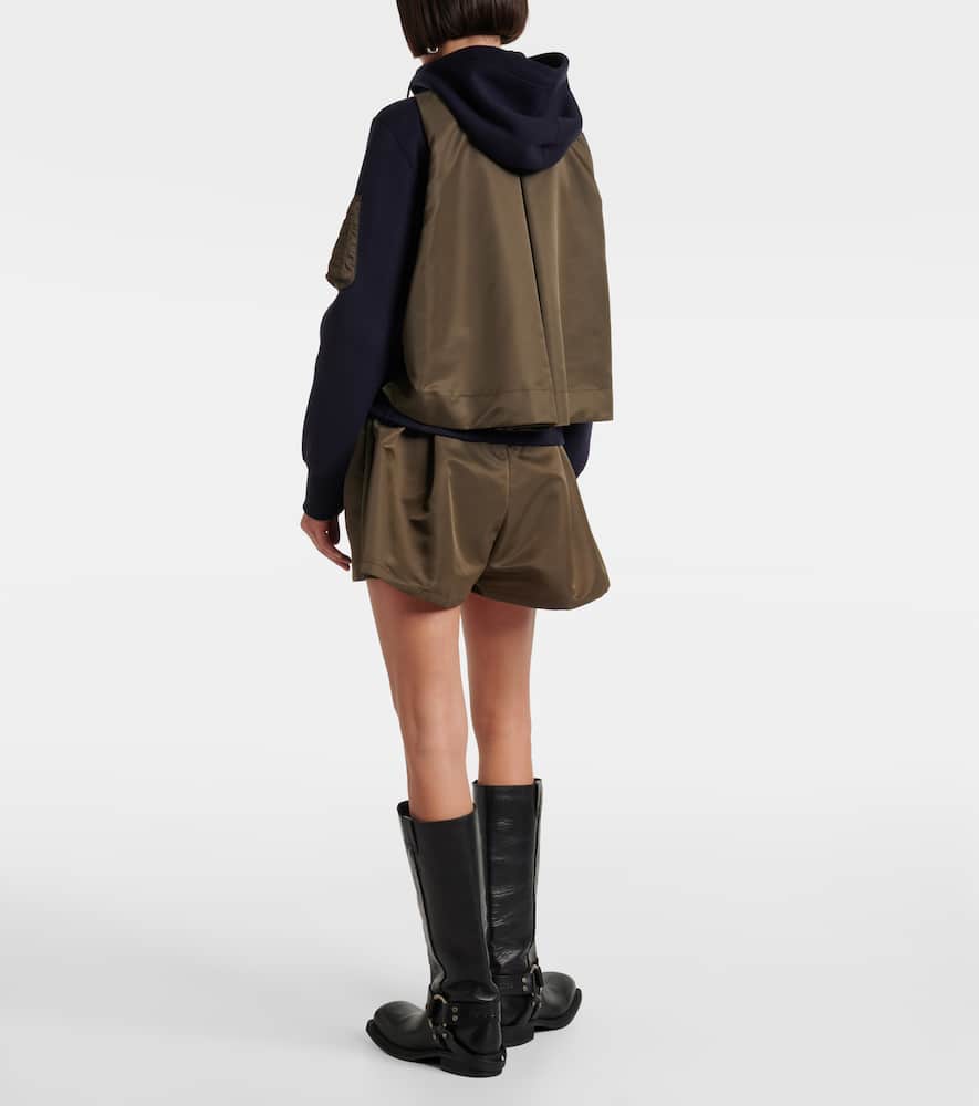 Paneled hoodie