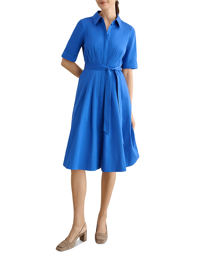 Brigitta Concealed Button Shirt Dress