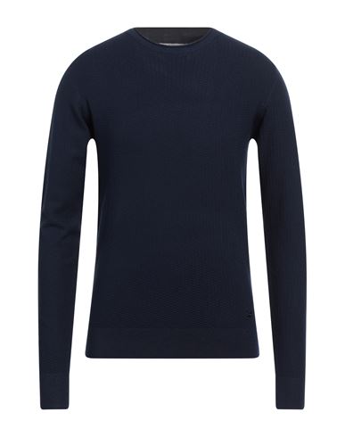 Man Sweater Navy Size XXL Viscose, Nylon
