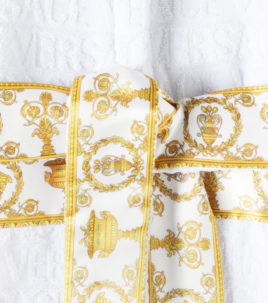 Versace Kids Baroque bathrobe