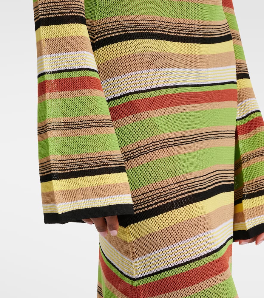 Coastline striped maxi dress