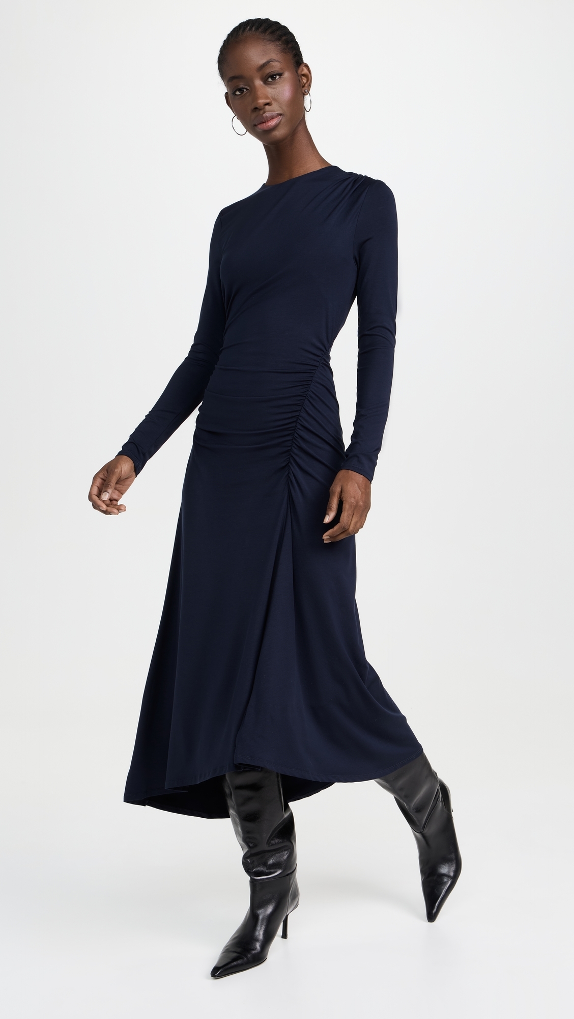 Theodora Dress Navy