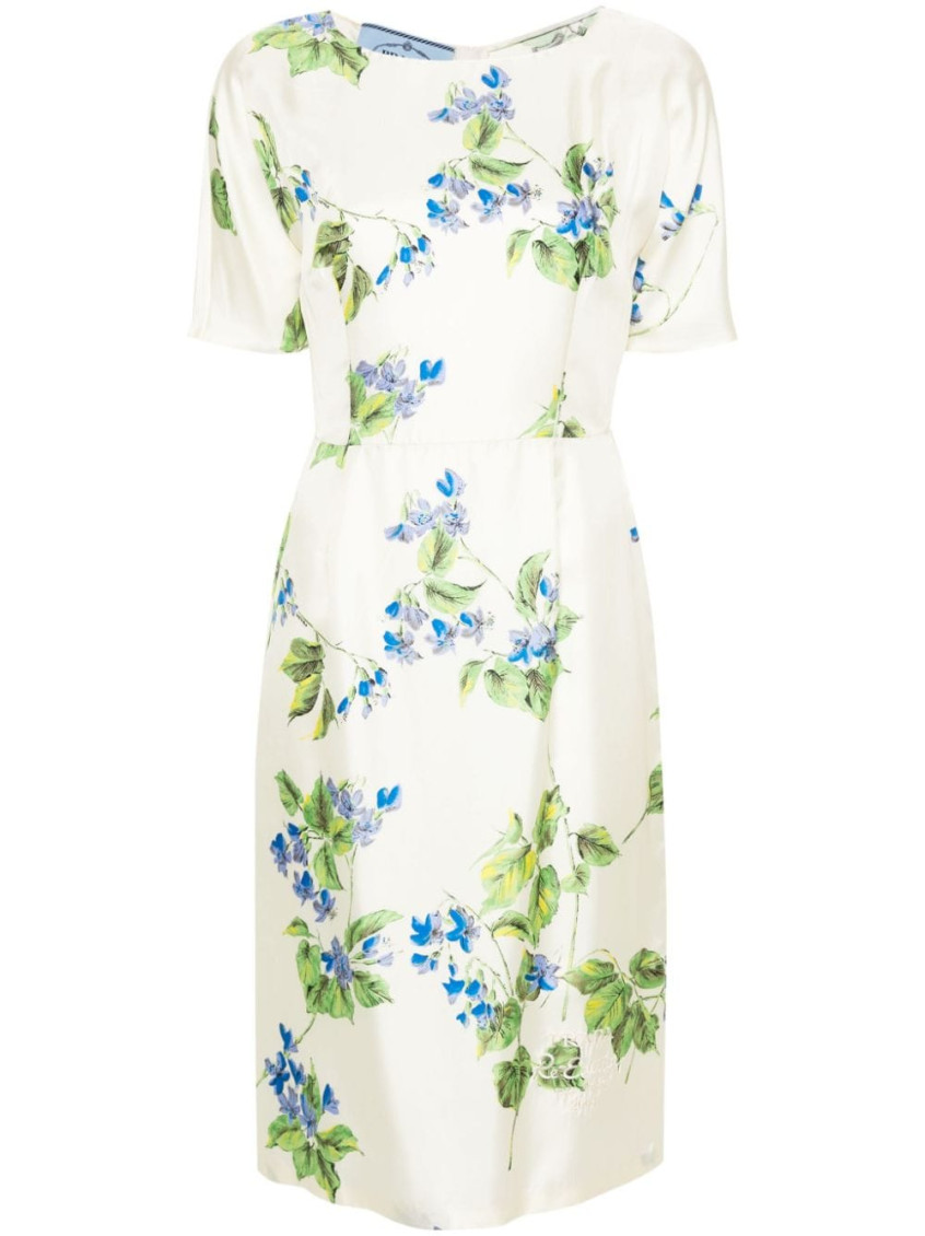Printed Twill Dress