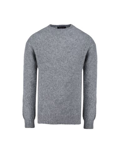 Man Sweater Grey Size XL Virgin Wool