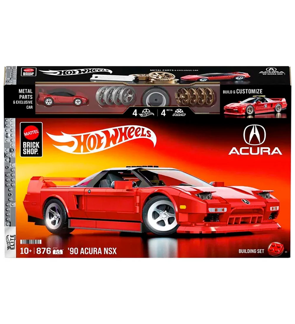 Hot Wheels Brick Shop Set - Elite Series - '90 Acura NSX - 876 D - Hot Wheels - OneSize - Block