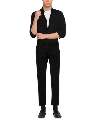 Man Denim pants Black