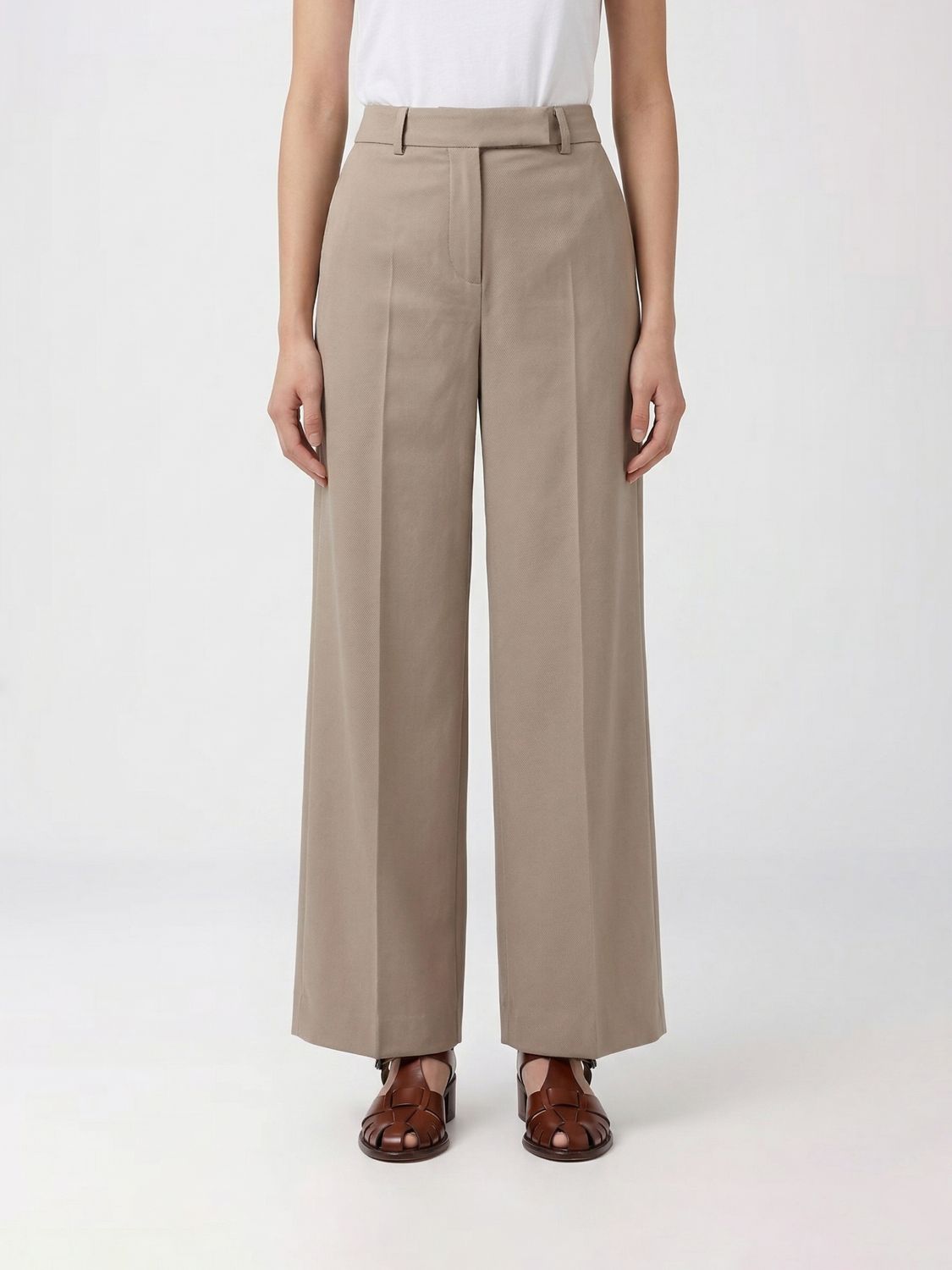 Pants Woman color Camel