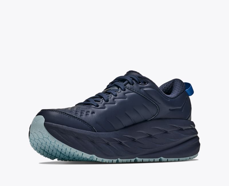 HOKA Women's Bondi SR Shoes in Varsity Navy/Glimmering Blue