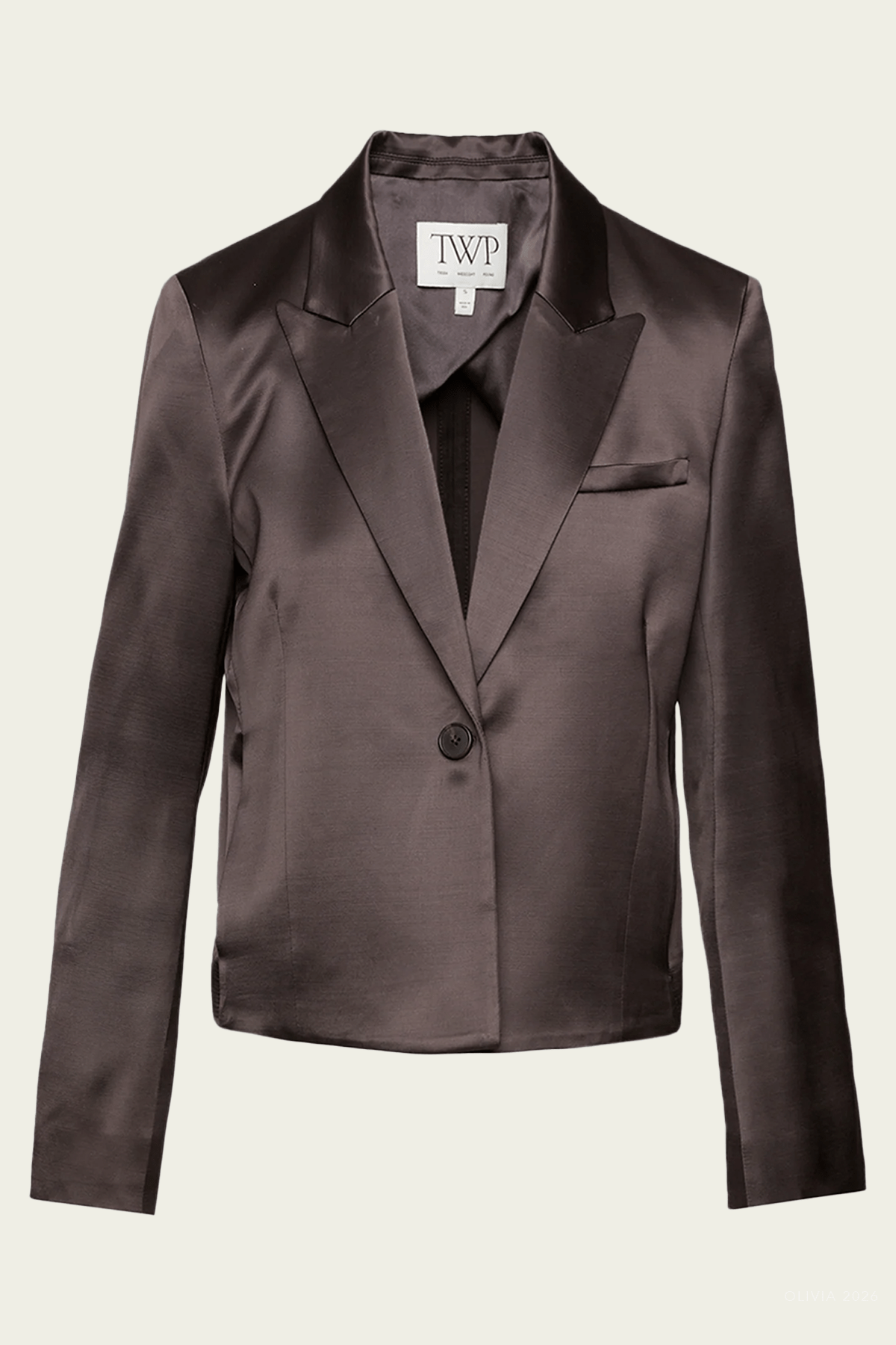Sawyer Blazer in Chocolate Torte