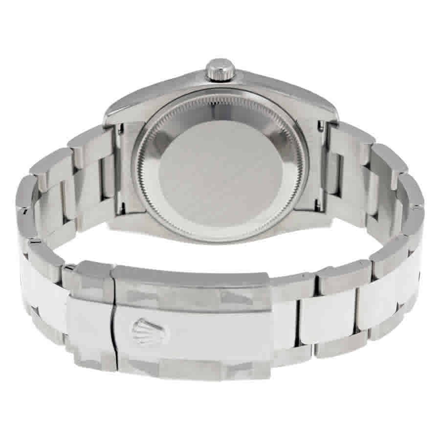 Oyster Perpetual Date 34 Black Dial Stainless Steel Bracelet Automatic Mens Watch 115200BKSO