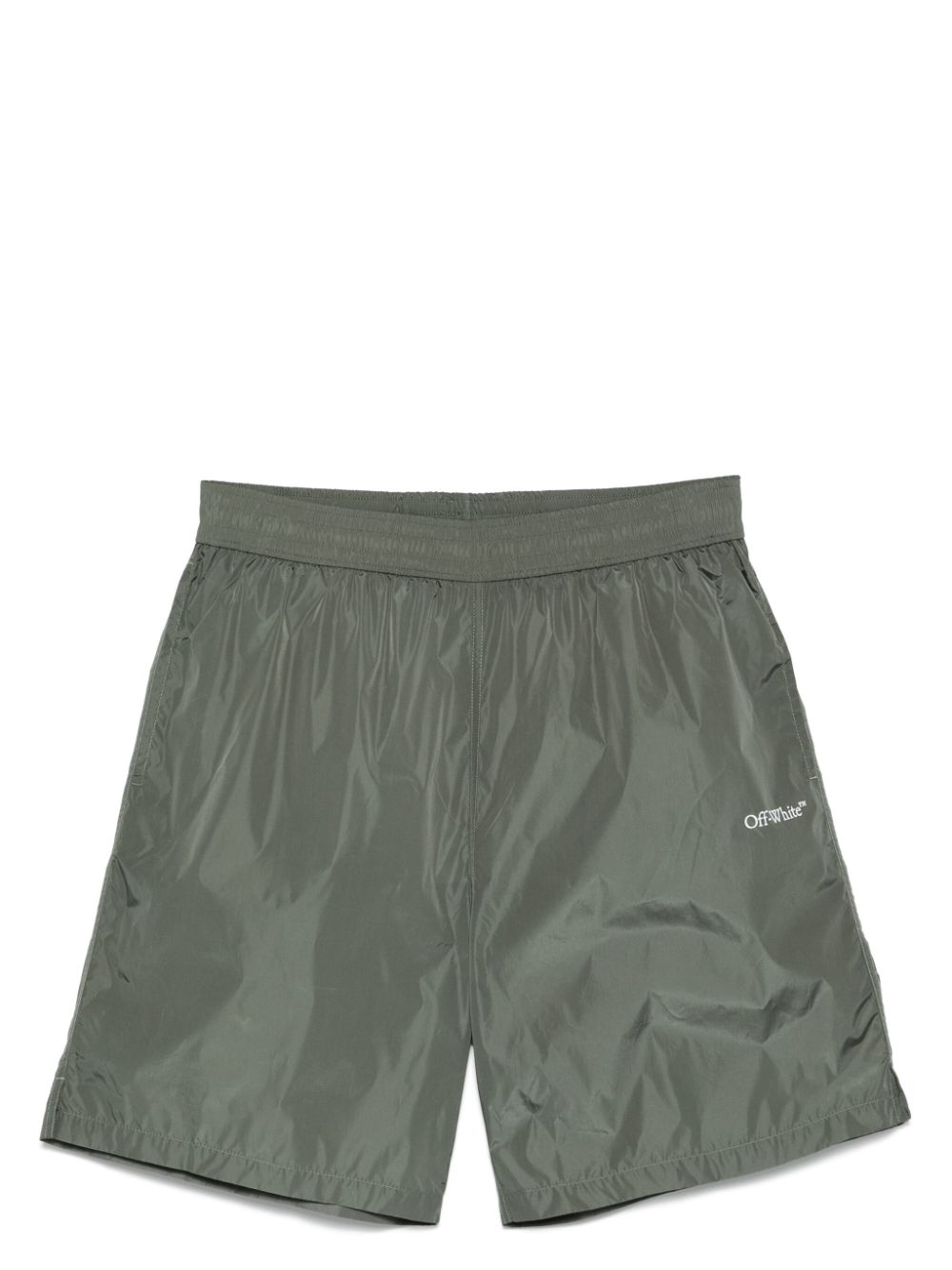 Logo-print swim shorts - Green