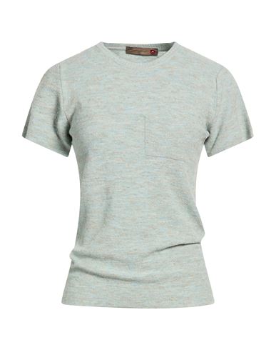 Woman Sweater Sky blue Size L Linen, Viscose, Lycra