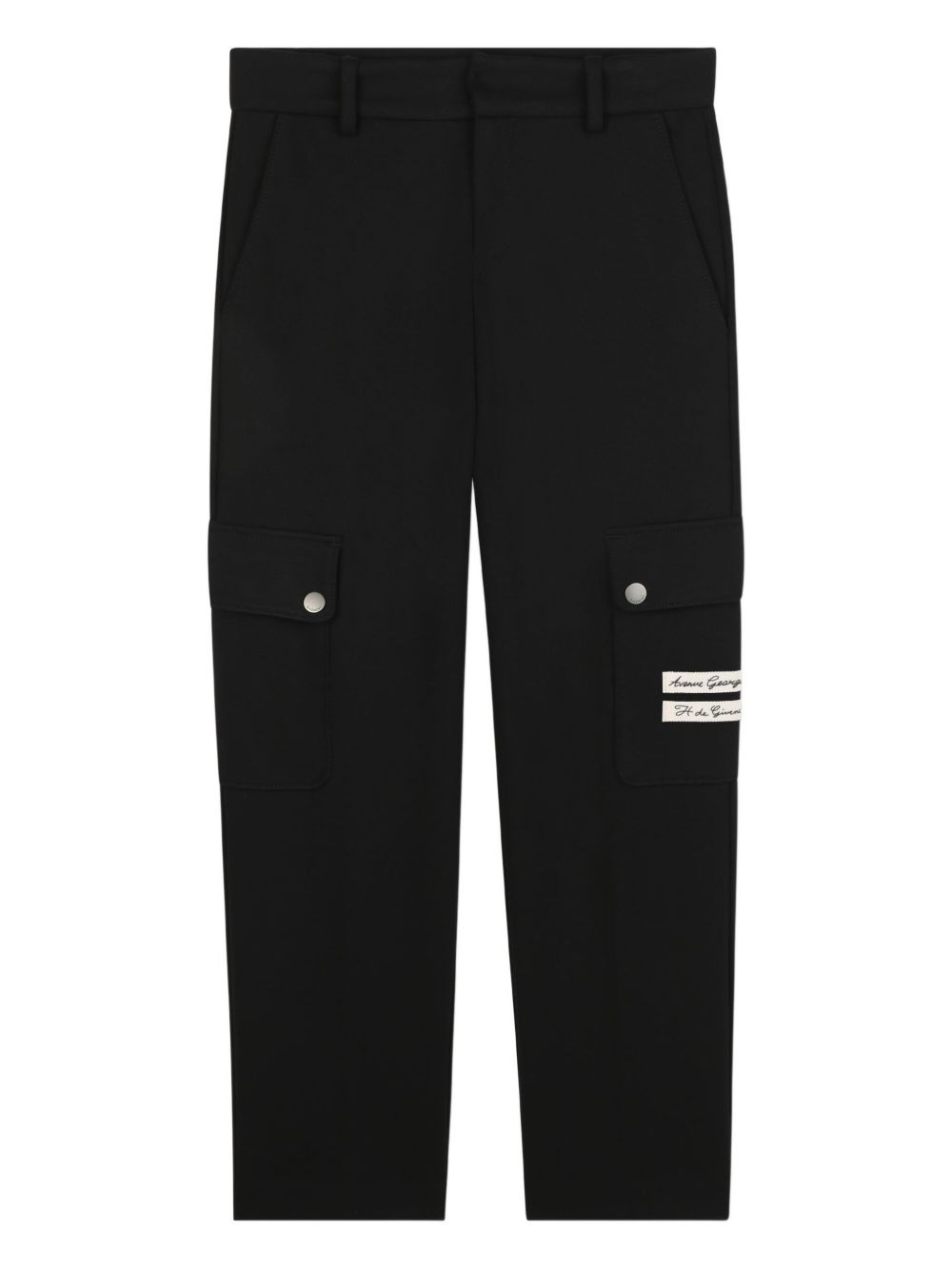 Kids' Cargo Pocket Pants with Logo Detail