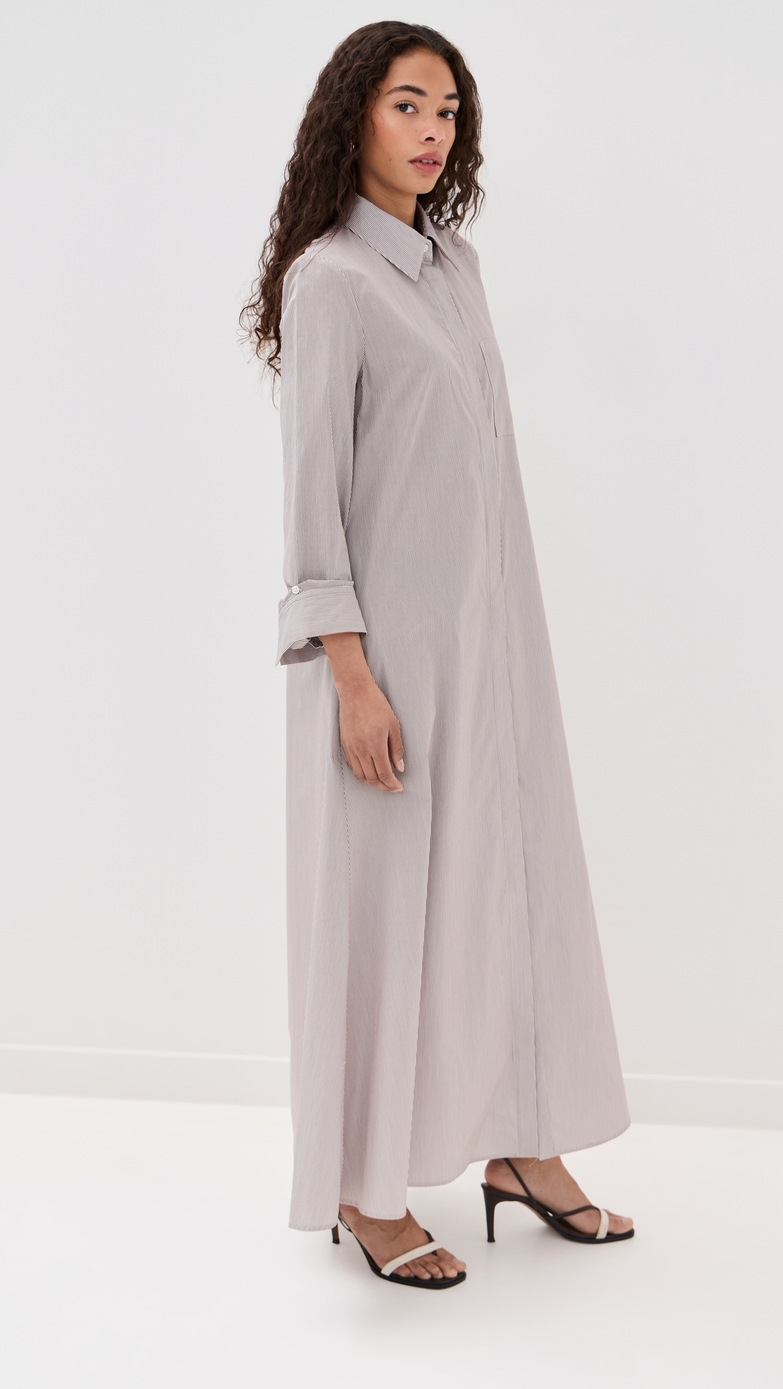TWP Jennys Gown White/Chocolate
