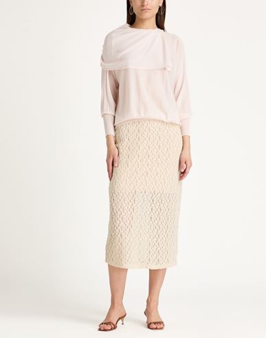 D. exterior Woman Turtleneck Light pink Size 1 Wool