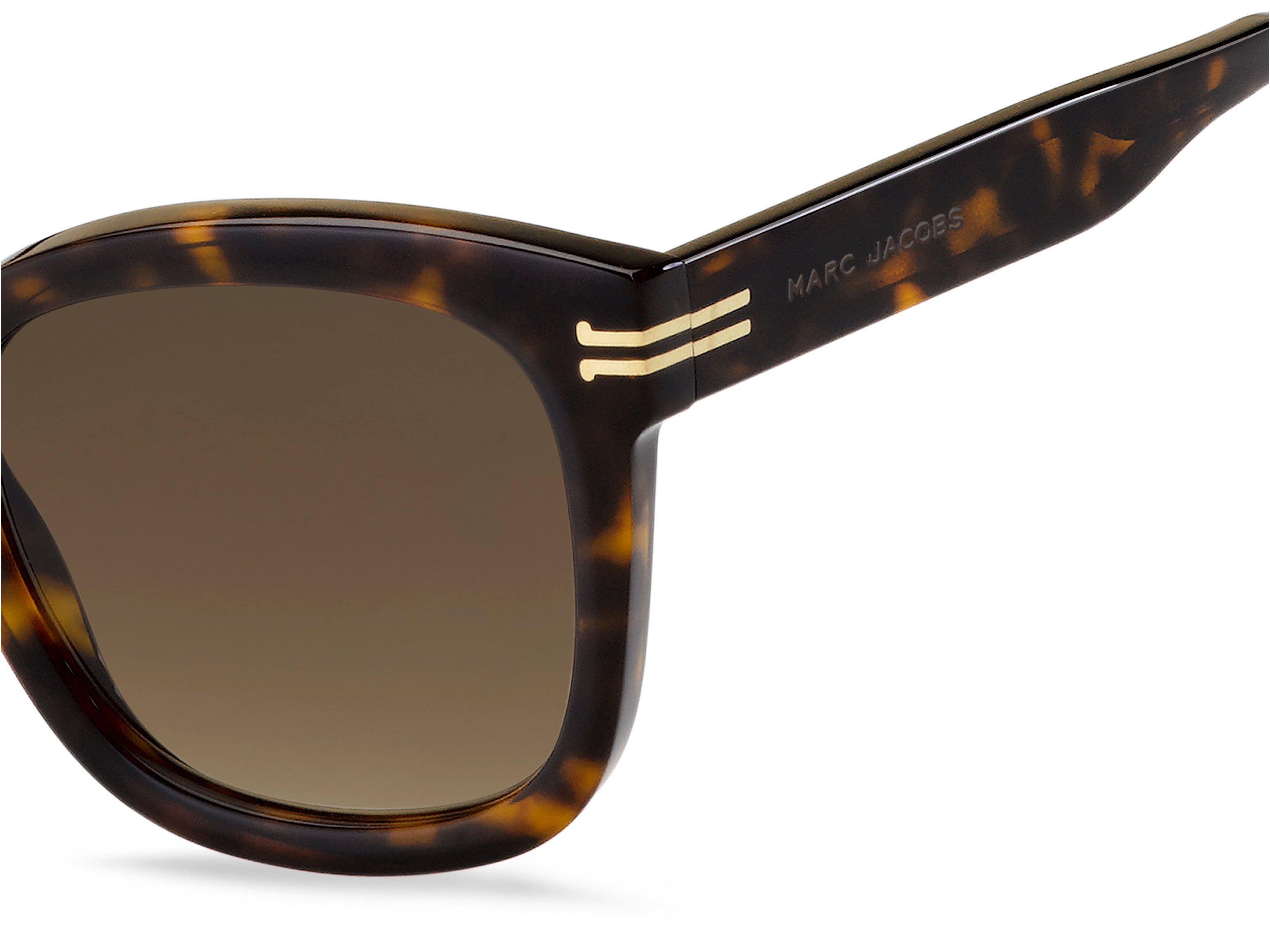 Marc Jacobs Woman Marc Jacobs MJ 1012/S /HA Sunglasses Acetate Havana Brown Squared Shaded