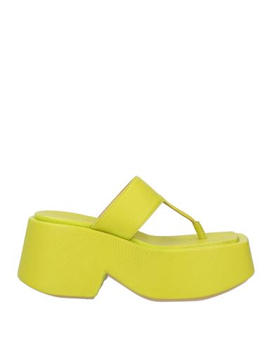 Marsèll Woman Toe strap sandals Acid green