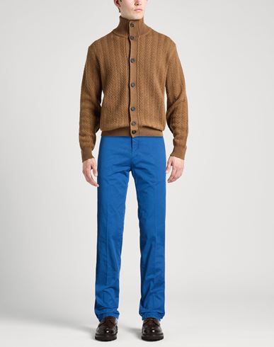 Man Pants Blue Size 30 Cotton, Elastane