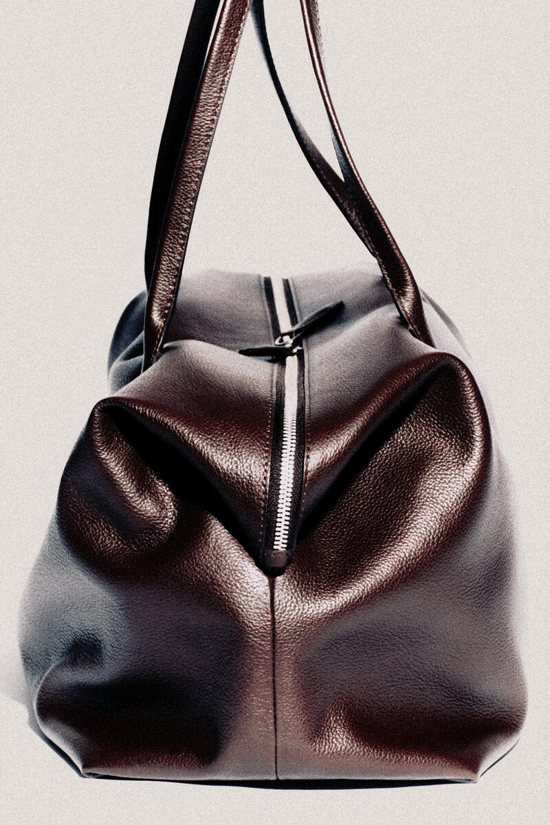 Frieze Bowling Bag - Leather
