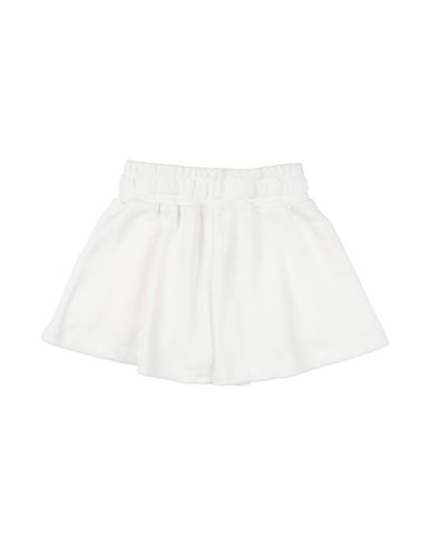 Kid Girl Shorts & Bermuda Shorts White Size 10 Cotton, Polyester