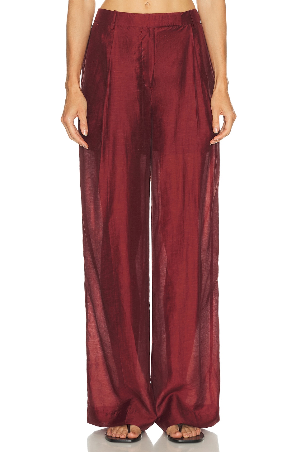 L'Academie by Marianna Liya Pant in Red - Red. XL also in XXS, XS, S