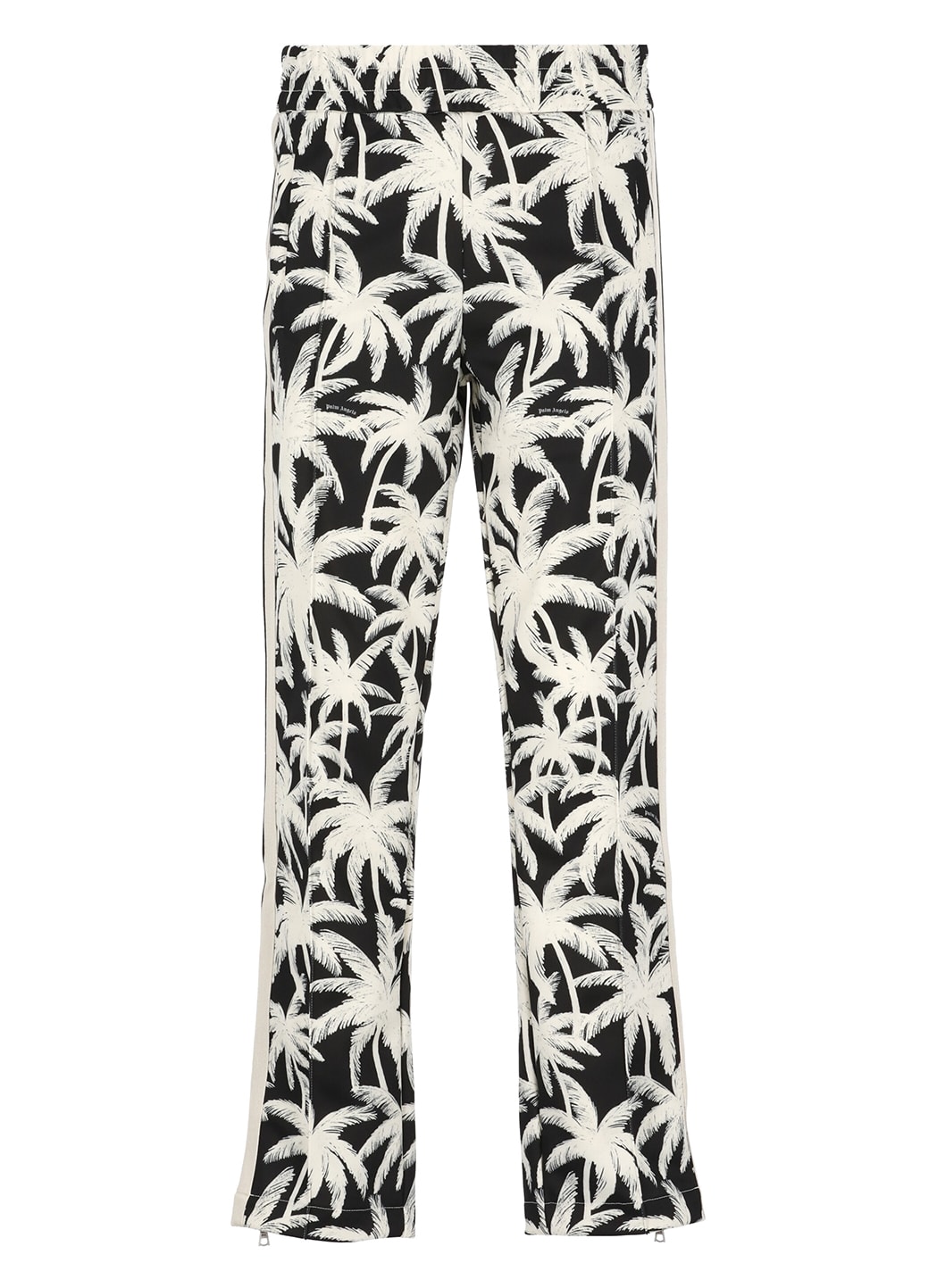 Palm-print track pants - Black
