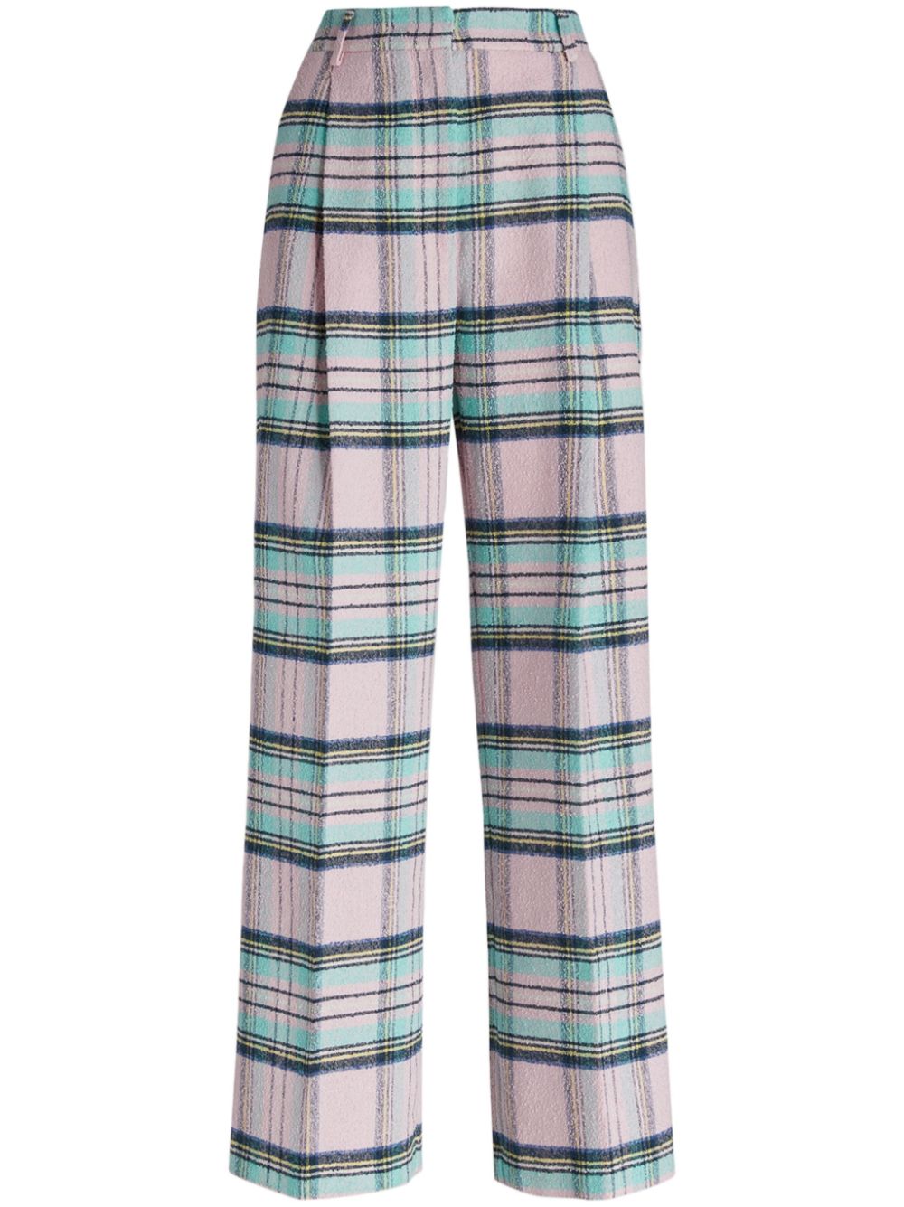 Checked trousers - Pink