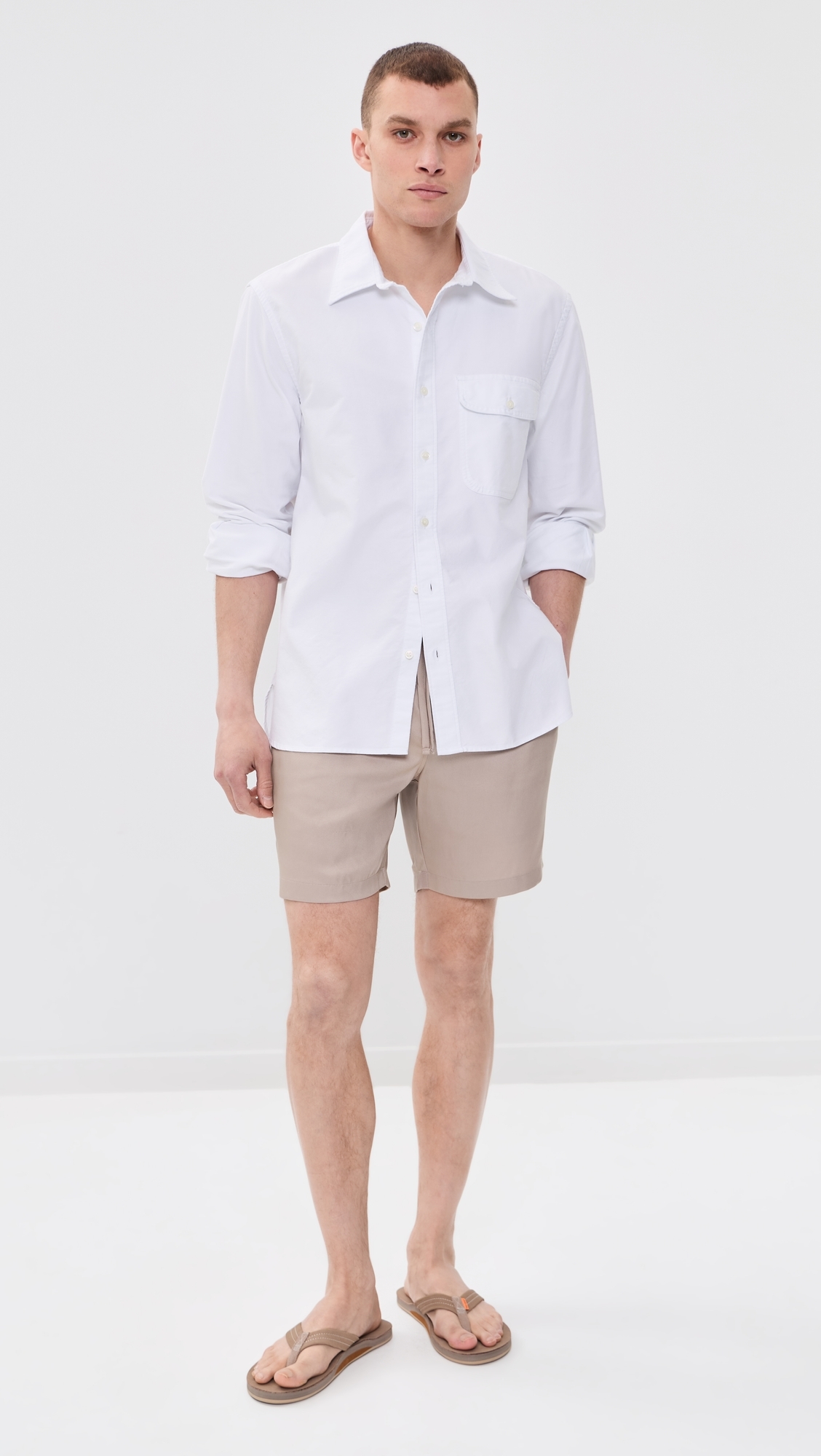 Lyocell Beach Shorts Stone