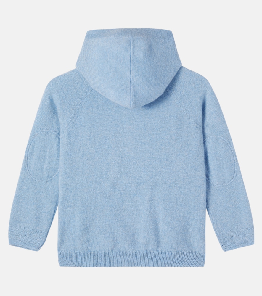 Elyan cashmere zip-up hoodie