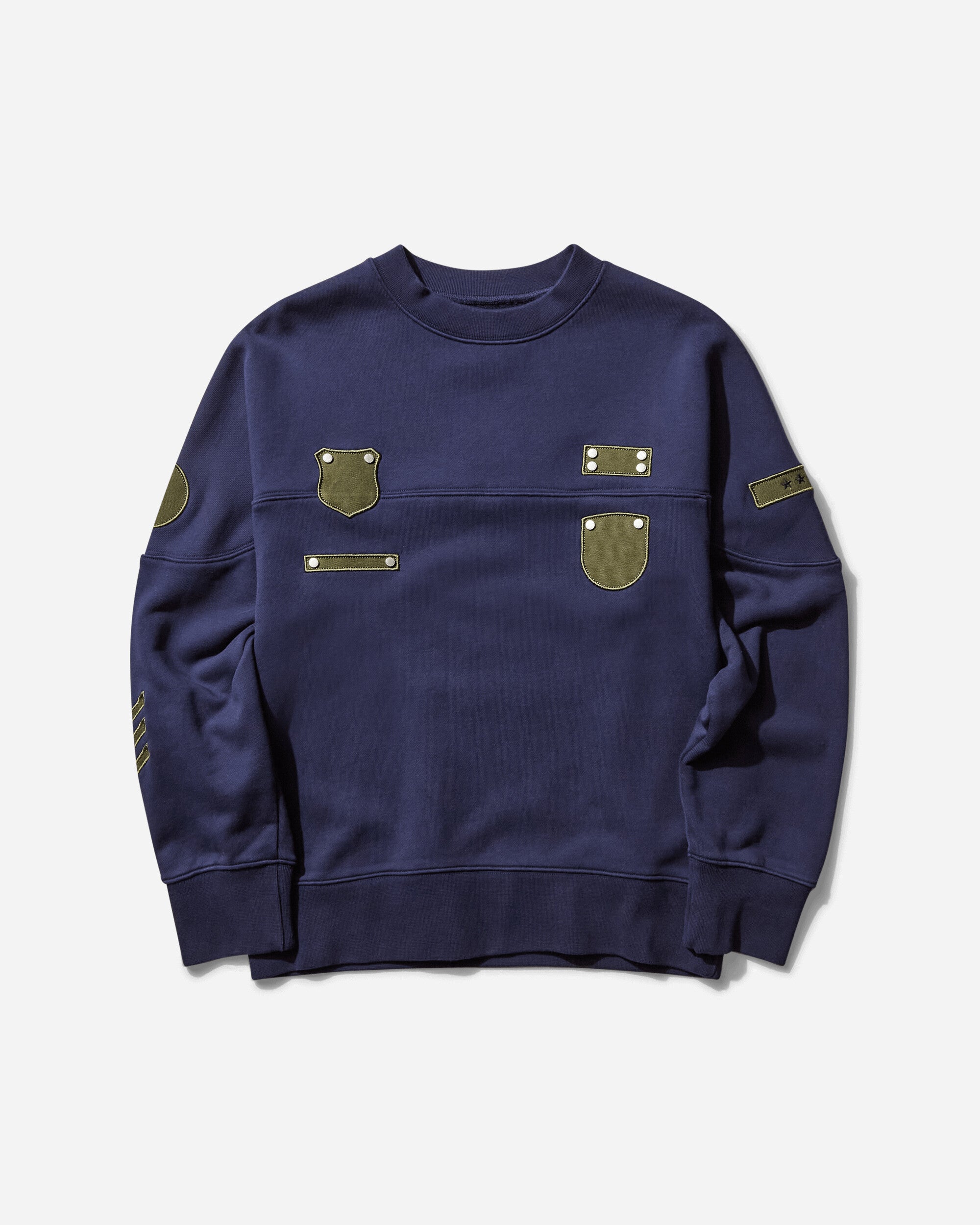 Men s Patched Sweatshirt Navy