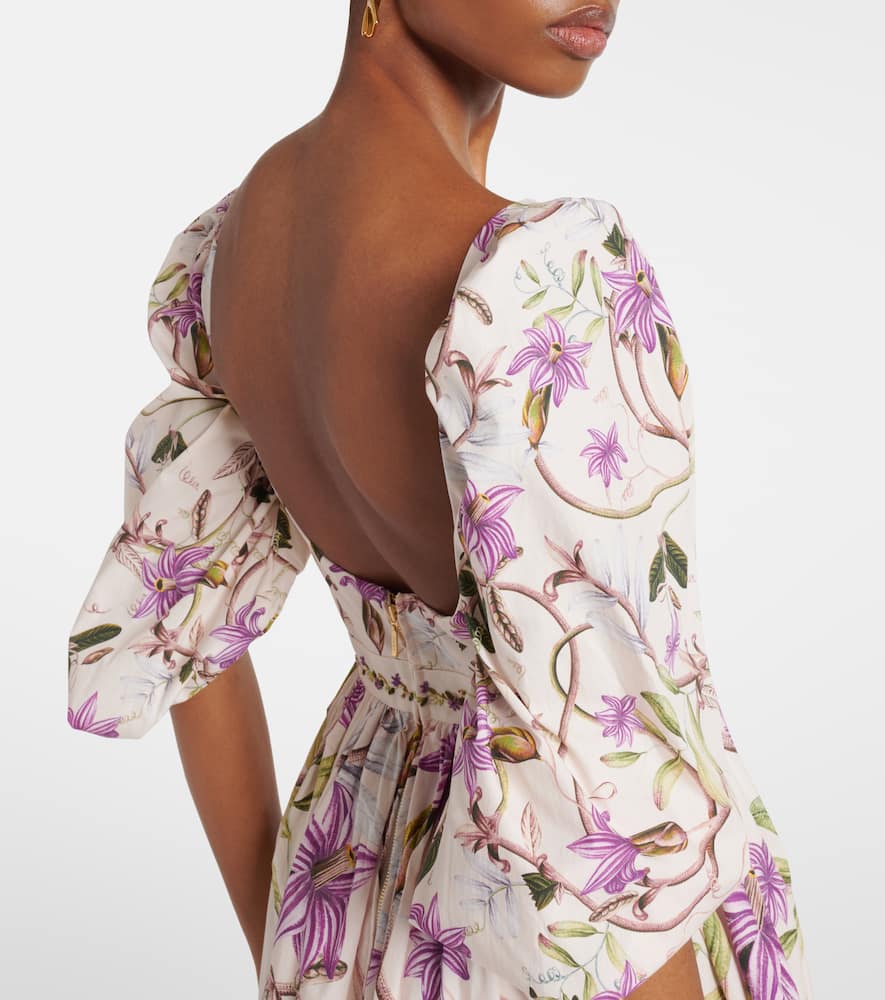 Viviane floral cotton maxi dress