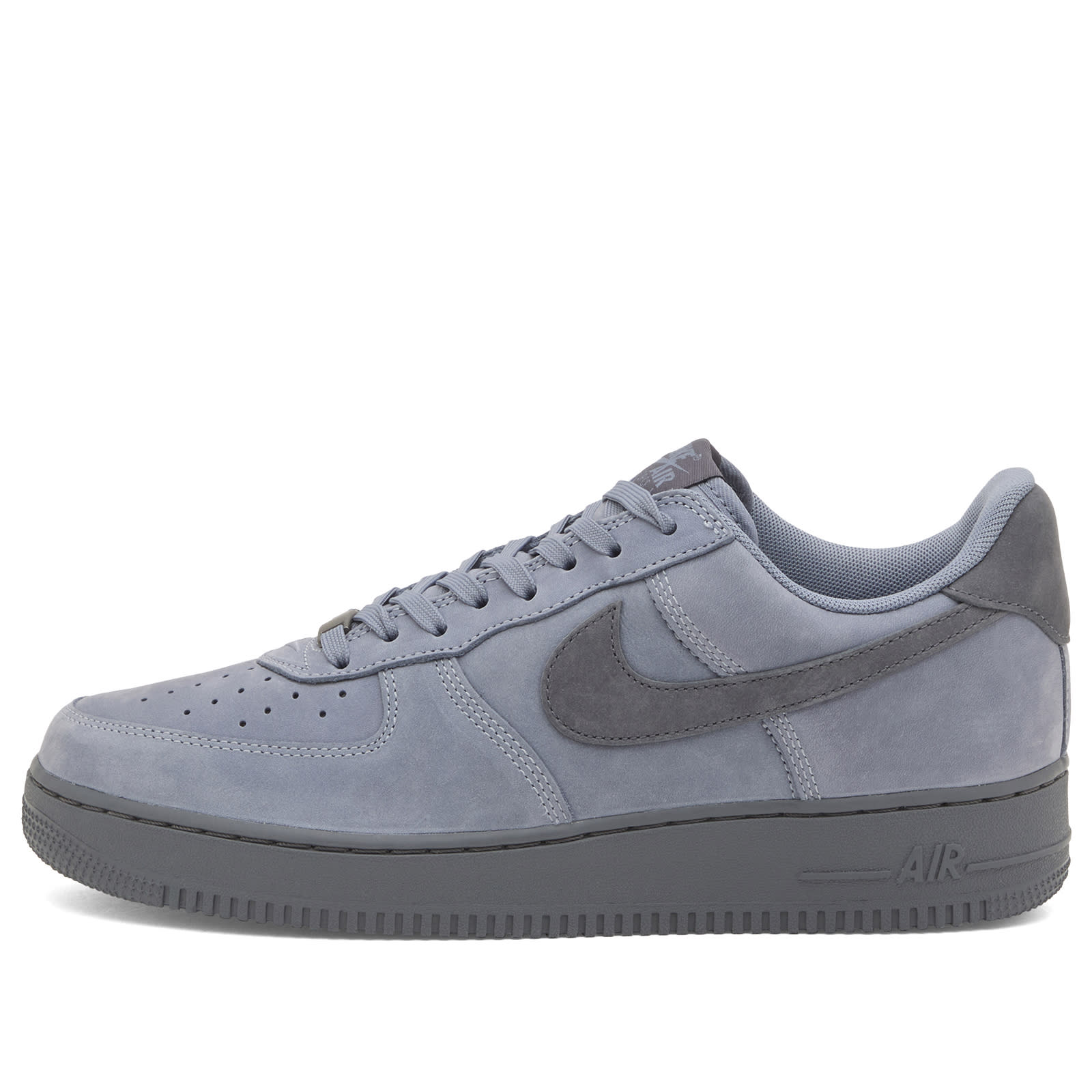 Men's Air Force 1 Low Retro Prm Qs Sneaker in Dark Sky Blue/Dark Blue Grey
