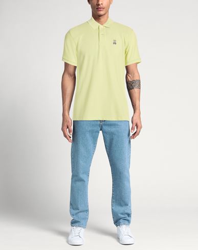 Man Polo shirt Pastel yellow Size 42 Pima Cotton