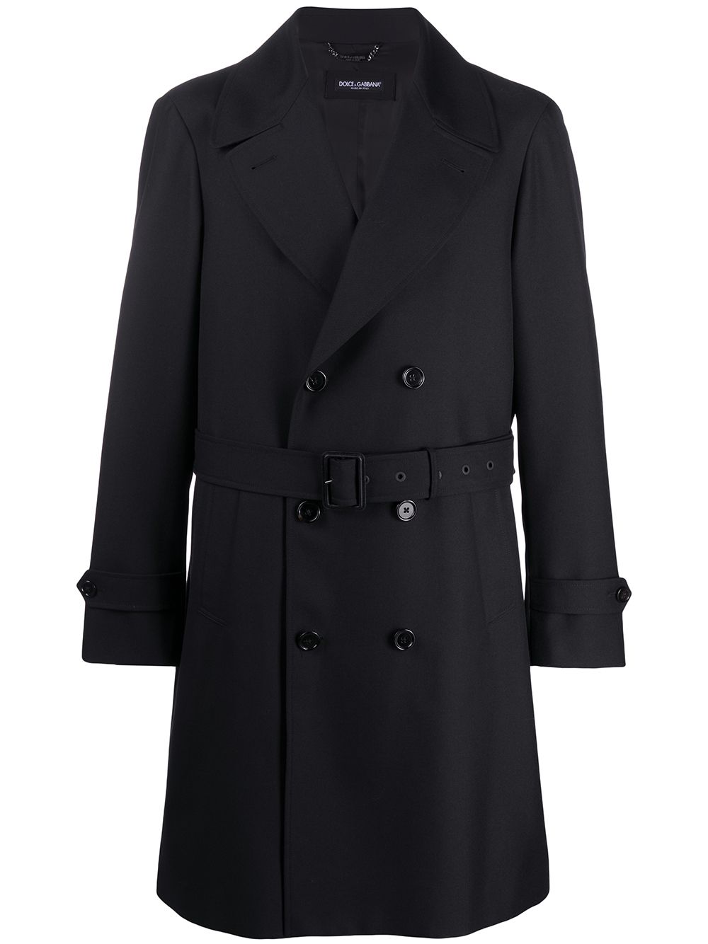 Belted trench coat - Black