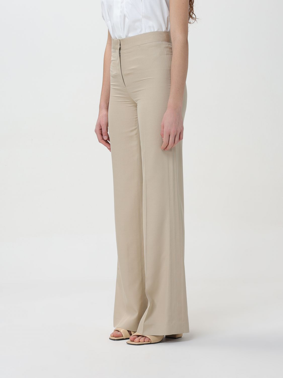 Pants Woman color Beige
