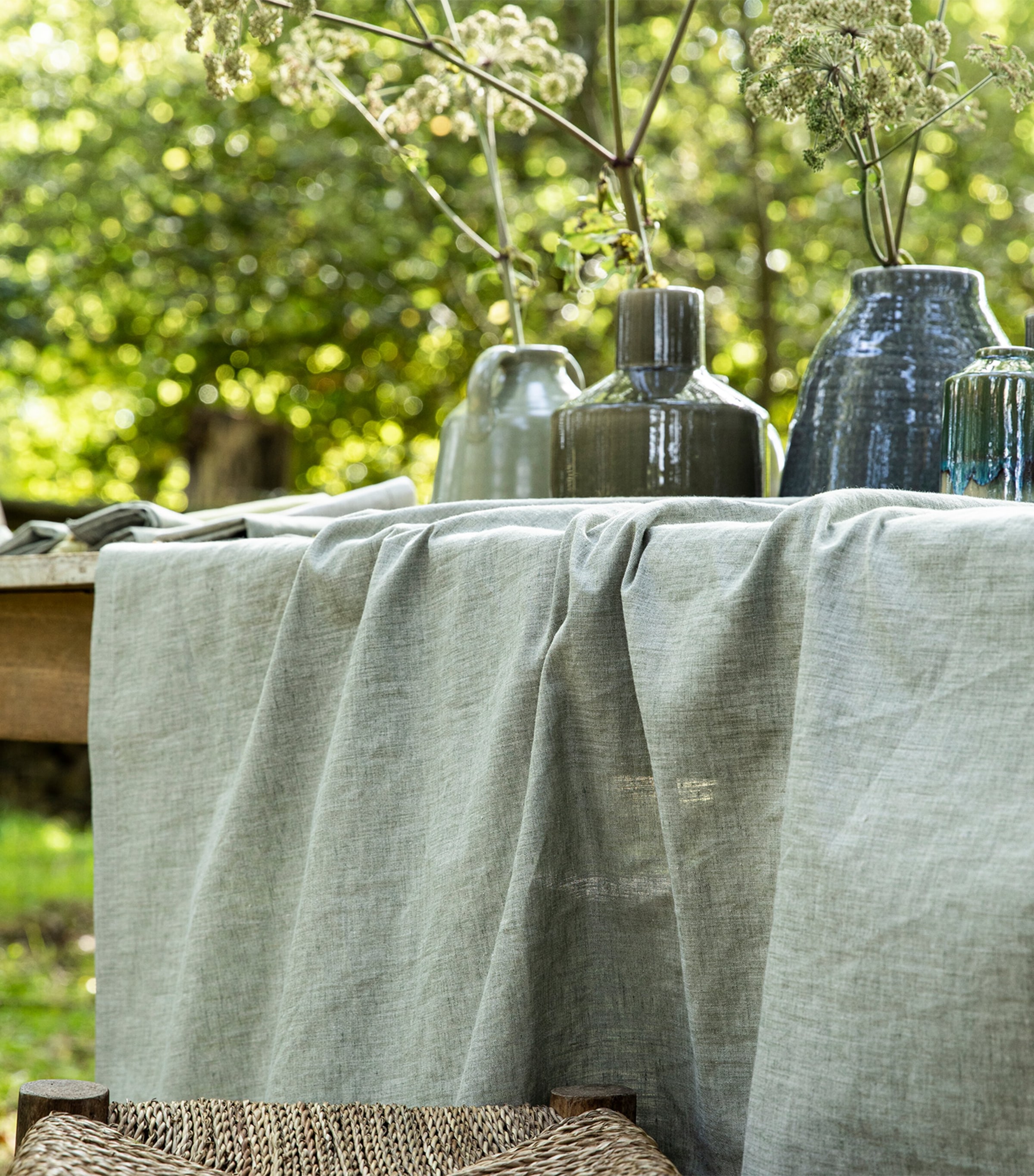Linen Chambray Tablecloth