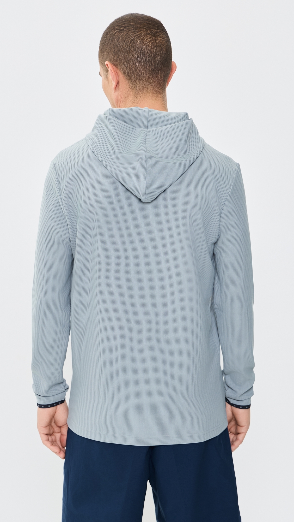 Traverse Waffle Hoodie Pacific Fog