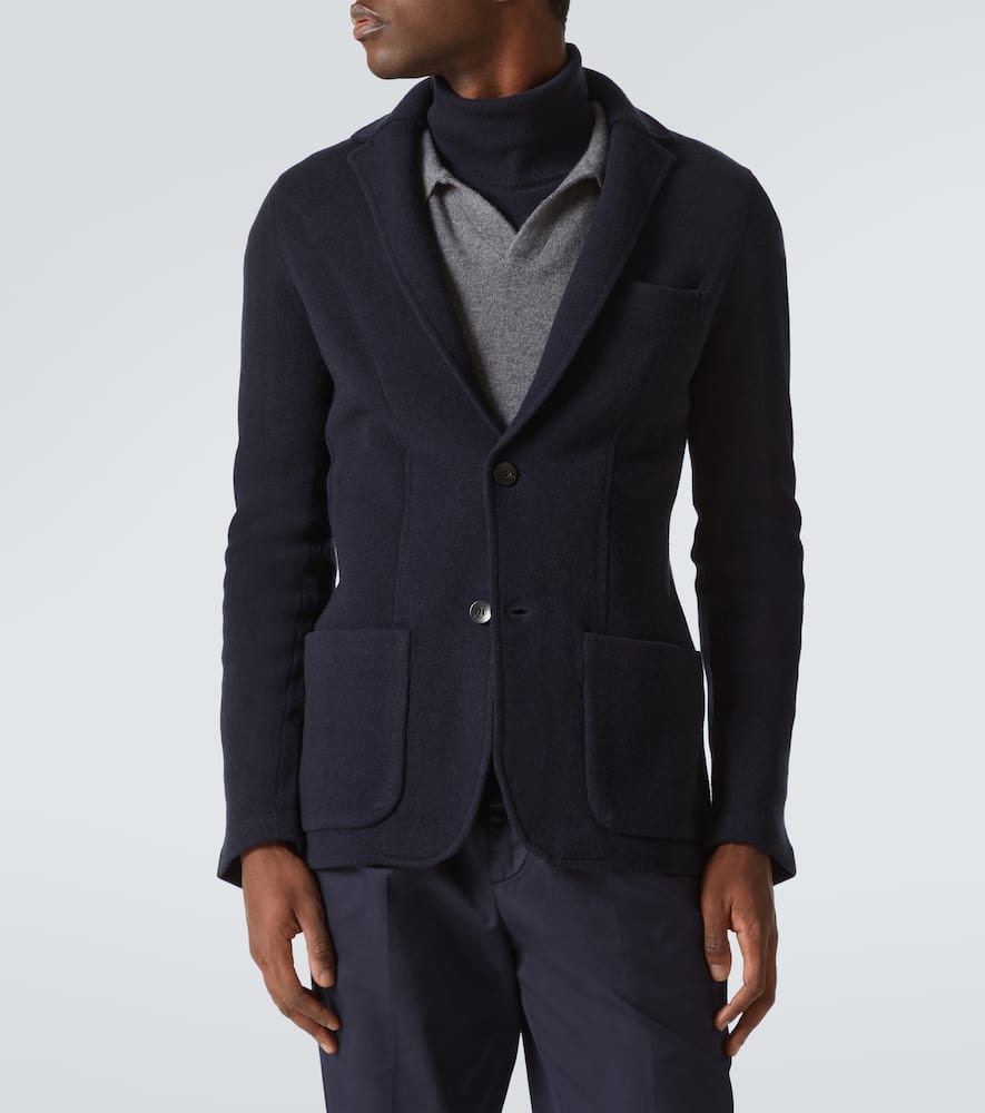 Mr Poole wool and cashmere cardigan