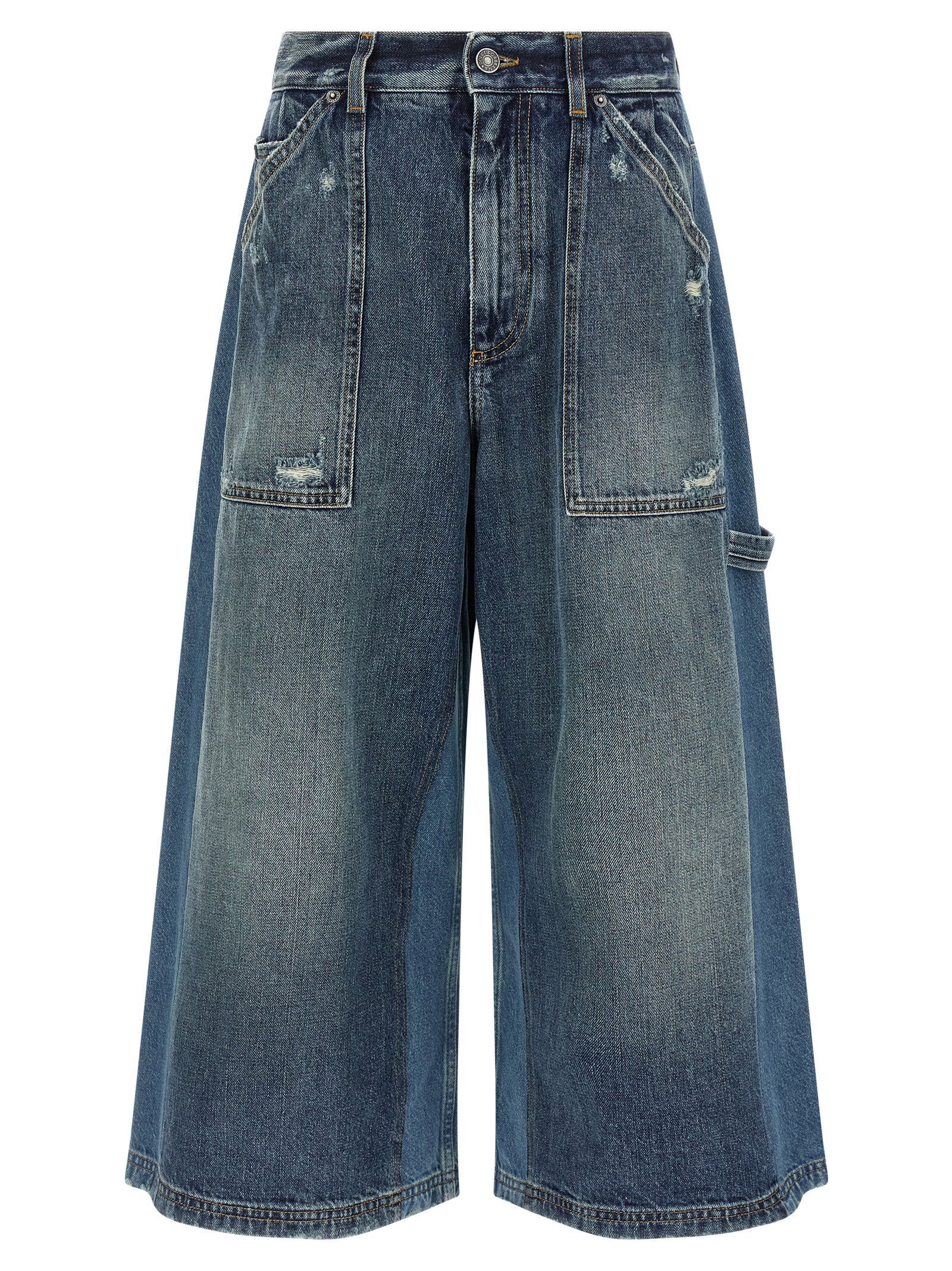 Denim Bermuda Shorts